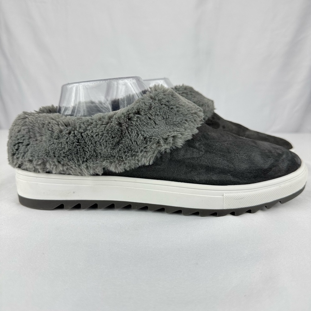 Blondo Siri Waterproof Slip On Sneaker With Faux Fur Lining In Gray — image 6 of 8